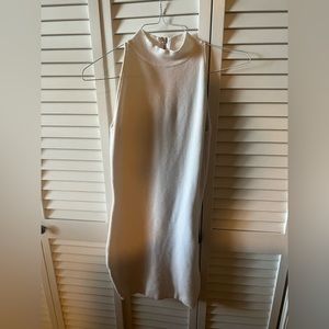 White bodycon dress, size M